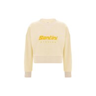 Krátká dámská mikina SANTINI Brand Cream