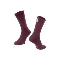 Ponožky FORCE Longer Slim Burgundy
