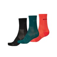 Dámské ponožky ENDURA Coolmax Race (3-balení) Black