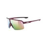 Brýle UVEX Ramp Burgundy Matt / Mir.Rose S3
