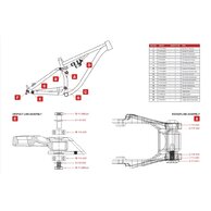 Cable guide L/ průchodka rámu L PELLS Tarpan