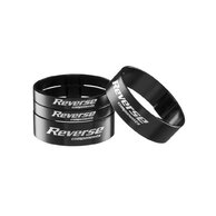 Podložky Reverse Alloy Ultra-Lite set 1 1/8" Black