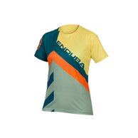 Dámský Dres ENDURA SingleTrack Print Tee LTD Deep Teal