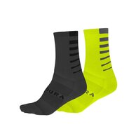 Ponožky ENDURA Coolmax Stripe (2-balení) Hi-Viz Yellow