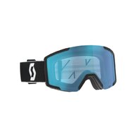 Brýle SCOTT Shield Black/White AMP Aurora Green Chrome