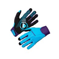 Dlouhoprsté rukavice ENDURA MT500 D3O® Electric Blue