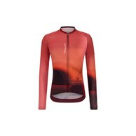 Unisex dres s dlouhým rukávem SANTINI Luce  Red