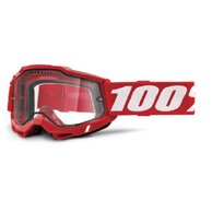Brýle 100% Accuri 2 Enduro MTB Neon/Red/Clear Lens