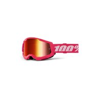 Brýle 100% Strata 2 Pink/Mirror Red Lens