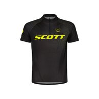 Dětský dres SCOTT RC Pro SS Jr Black/Sulphur Yellow