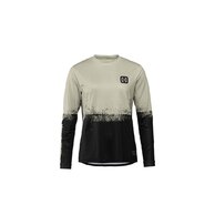 Dámský dres s dlouhým rukávem HORSEFEATHERS Quantum Silver Birch/Black