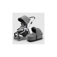 THULE Sleek+Bassinet Aluminum/Gray Melange