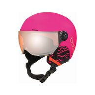 Přilba BOLLÉ QUIZ VISOR Matte Hot Pink/Orange Gun Visor