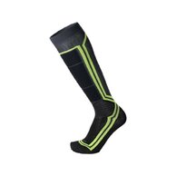 Ponožky MICO Calza Ski Light Weight Odor Zero X-Static Antracite/Giallo Fluo