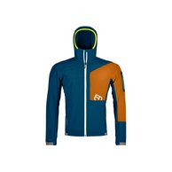 Bunda s kapucí ORTOVOX Berrino Petrol Blue