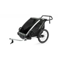 Dětský vozík THULE Chariot Lite Double Aluminum/Agave