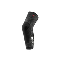 Chrániče kolen 100% TERATEC Knee Guards Heather Grey/Black