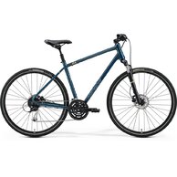 MERIDA Crossway 100 Teal-Blue (Silver-Blue/Lime)