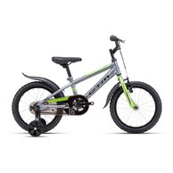 CTM Tommy Matte Grey/Lime