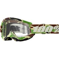 Brýle 100% Strata 2 War Camo/Clear Lens