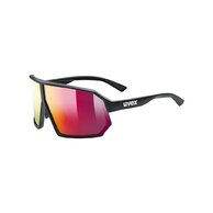 Brýle UVEX Sportstyle 237 Black Matt/Mirr.Red S2