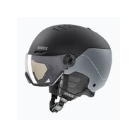 Přilba UVEX WANTED VISOR PRO V Black-Silver Matt