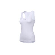Unisex funkční tričko bez rukávů SANTINI Lieve White