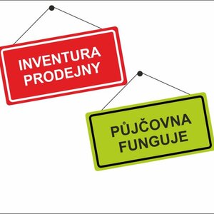 Středa až sobota  INVENTURA