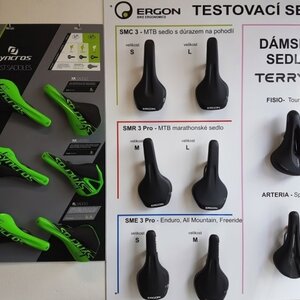 Testovací sedla Testovací sedla