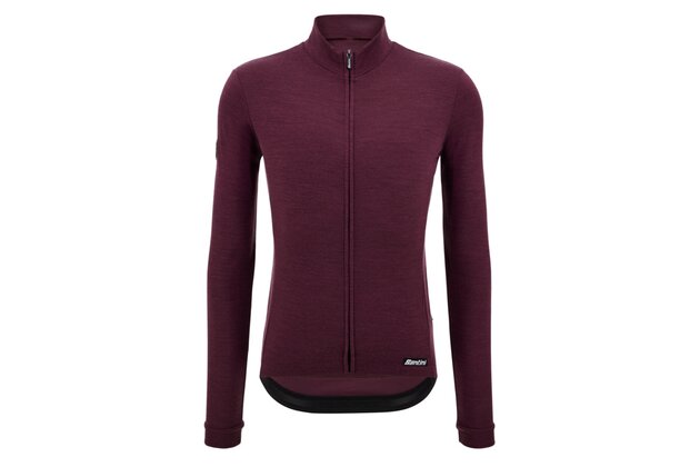 Dres s dlouhým rukávem SANTINI Impetus Zip Red