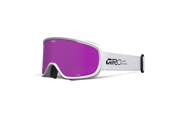 Brýle GIRO Cruz White Stacked-Amber Pink