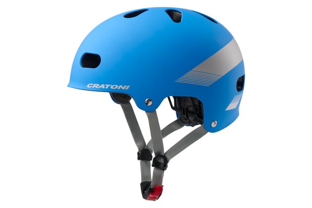 Dětská helma CRATONI C-Mate JR. Blue/Grey Matallic Matt