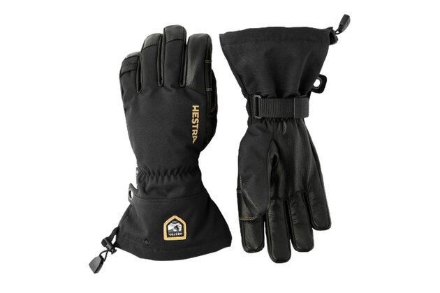 Rukavice HESTRA Army Leather Gore-Tex 5 finger Black