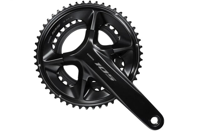 Kliky SHIMANO 105 FC-R7100 2x12 52/36 Black