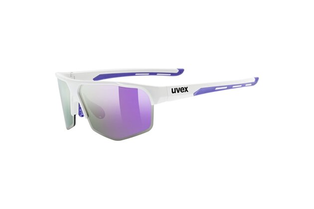 Brýle UVEX Axos White Matt/Mirror Purple