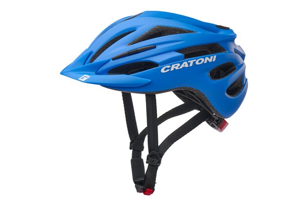 Dětská helma CRATONI Pacer JR. Blue/White Matt