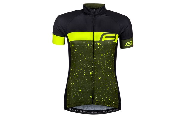 Dámský dres FORCE Spray Lady Army/Fluo