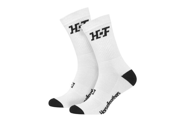 Ponožky HORSEFEATHERS Jam Long White