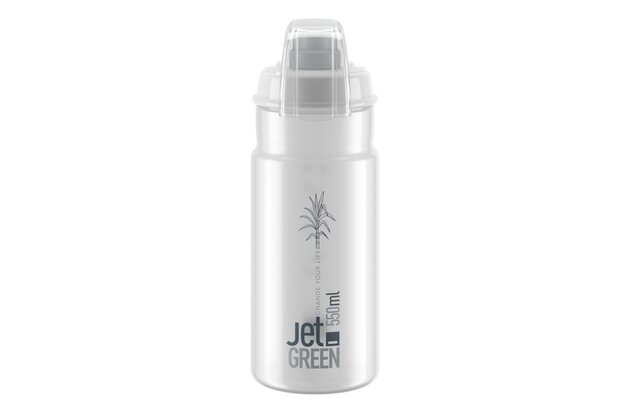 Láhev ELITE Jet Green Plus Clear/Grey 550ml
