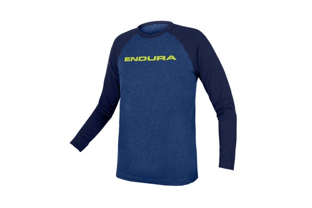 Dětské triko s dlouhým rukávem ENDURA One Clan Raglan Blue