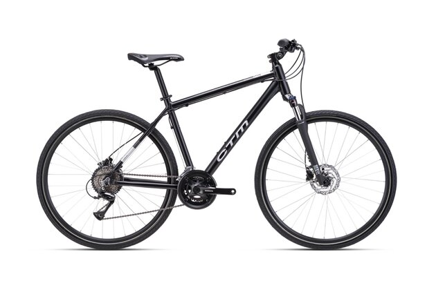 CTM Tranz Matte Black/Shiny Silver