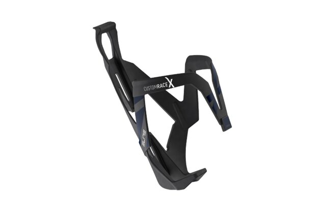 Košík na láhev ELITE Custom Race X Matt Black/Blue