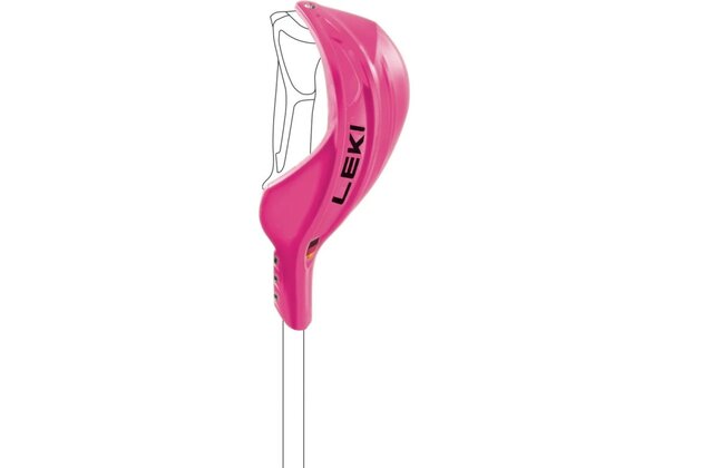 Chrániče LEKI Gate Guard Closed Worldcup Neonpink