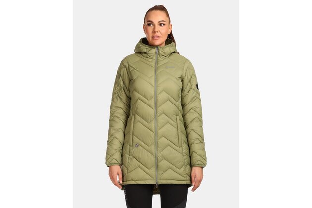 Dámský zateplený kabát KILPI Layana Green