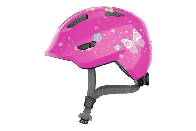 Dětská helma ABUS Smiley 3.0 Pink Butterfly Pink