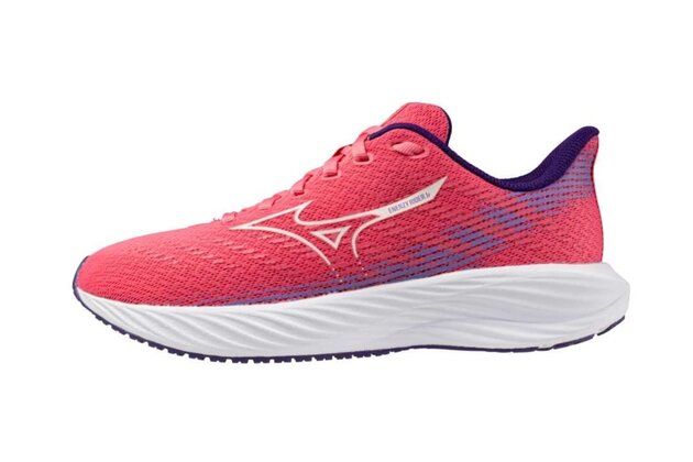 Běžecké boty Mizuno ENERZY RIDER Jr CamelliaRose MIZSnowWhit ViolI