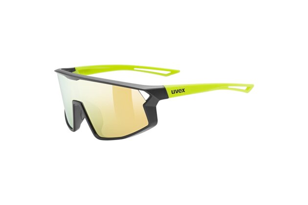 Brýle UVEX Skyryse JR. Black-Yellow Matt/Mirror Yellow