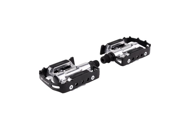 Pedály nášlapné FORCE MTB Black
