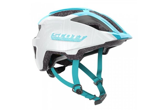 Dětská helma SCOTT Helmet Spunto Junior Pearl White/Breeze Blue