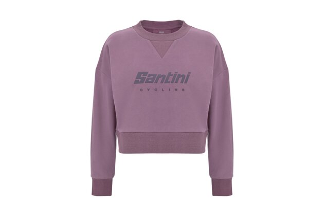 Krátká dámská mikina SANTINI Brand Pink